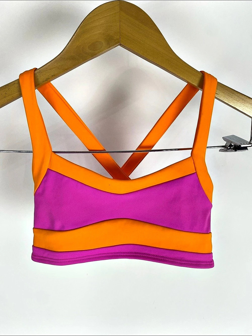 Tiger Friday Color Block Sports Bra child Size XL Like New